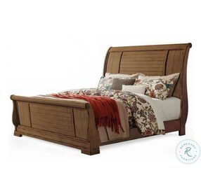 Coming Home Wheat Retreat King Sleigh Bed