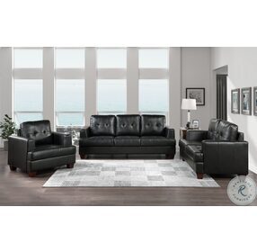 Hinsall Black Living Room Set
