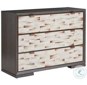 Park City Ivory And Chestnut Brown Juniper Hall Chest