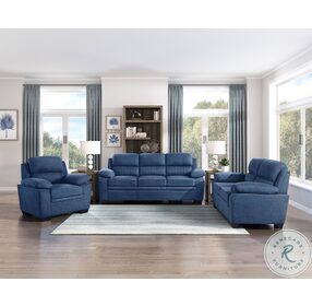 Holleman Blue Living Room Set