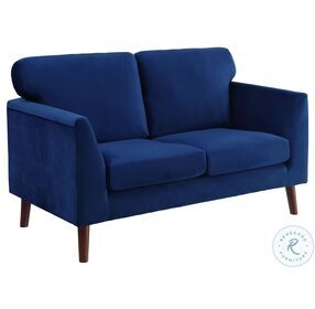 Tolley Blue Loveseat
