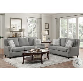 Halton Gray Living Room Set