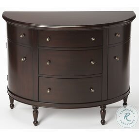 Masterpiece Bedford Mahogany Demilune Console Chest