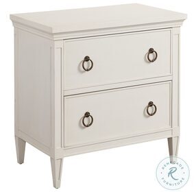 Laguna Linen White Forest Nightstand by Barclay Butera