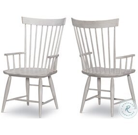 Belhaven Weathered Plank Windsor Arm Chair Set of 2