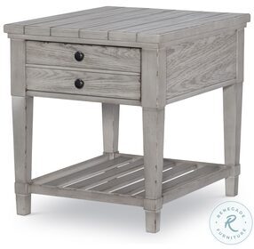 Belhaven Weathered Plank End Table