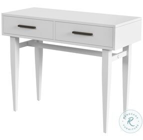 Butler Loft Lavery Distressed Cottage White Storage Console Table