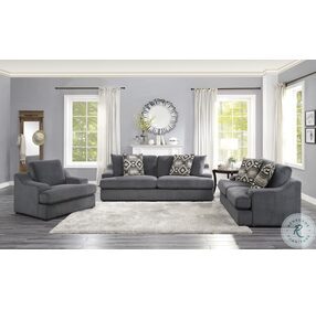 Orofino Dark Gray Living Room Set