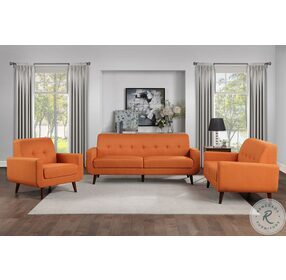 Fitch Orange Living Room Set