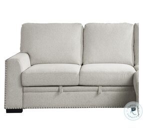 Morelia Beige LAF Loveseat With Pull Out Bed