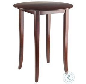Fiona Antique Walnut Round High and Pub Table