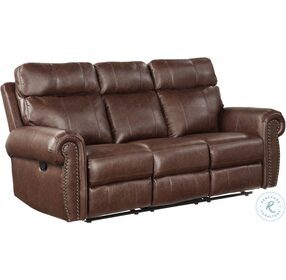 Granville Brown Double Reclining Sofa