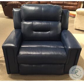 Excel Regatta Leather Reclining Chair And A Half