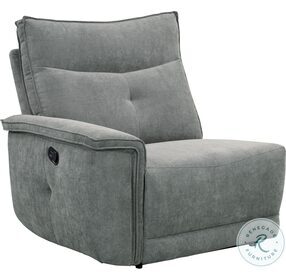 Tesoro Dark Gray LAF Reclining Chair