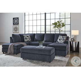 Albar Place Cobalt 2 Piece Sectional with LAF Chaise
