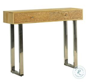 Draco Natural Console Table
