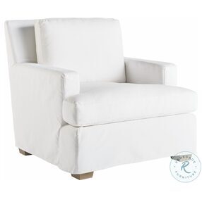 Love Joy Bliss White Malibu Slipcover Chair