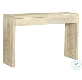 Rickman White Washed Console Table