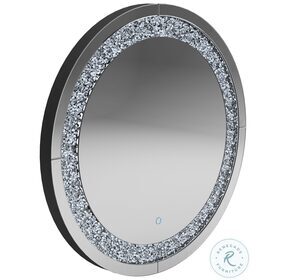 Landar Silver Round Wall Mirror