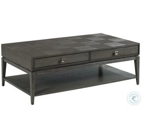 Synchronicity Mink Sable Brown Rectangular Coffee Table