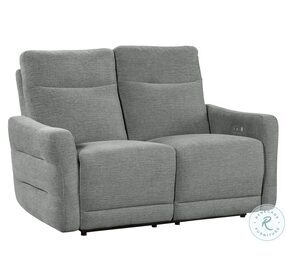 Edition Gray Power Double Reclining Loveseat