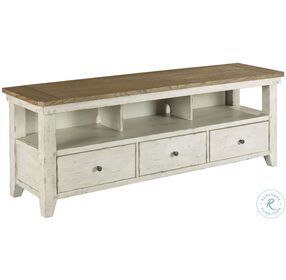 Chambers Medium Brown And Rustic Chalk Entertainment Console Table