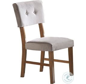 Edam Brown Upholstered Side Chair Set of 2