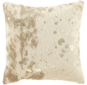 Landers Cream And Gold Pillow Set of 4