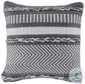 Yarnley Grey And White Pillow Set Of 4