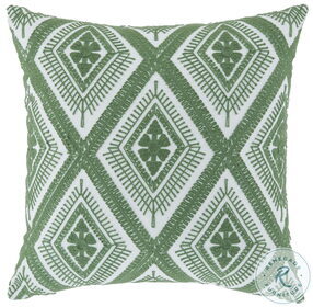 Bellvale Green And White Pillow Set Of 4