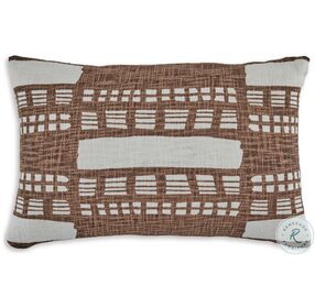 Ackford White And Rust Pillow Set of 4
