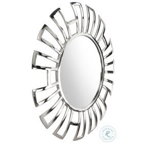 Calmar Aluminum Round Mirror