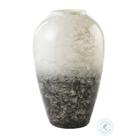 Mirielle White And Gray Small Vase