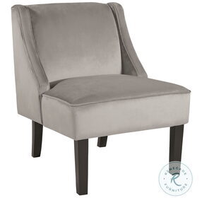 Janesley Taupe Velvet Accent Chair
