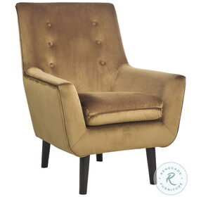 Zossen Amber Velvet Accent Chair