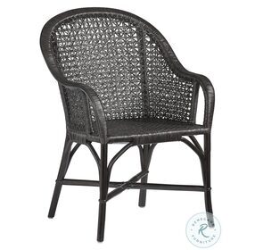 Louie Black Accent Arm Chair