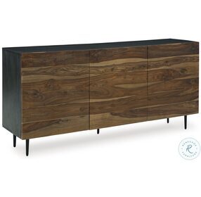 Darrey Natural And Brown Accent Cabinet