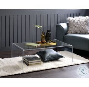 A620-01 Clear Acrylic Occasional Table Set