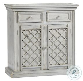 Audrey Distressed Antique Gray Accent Cabinet