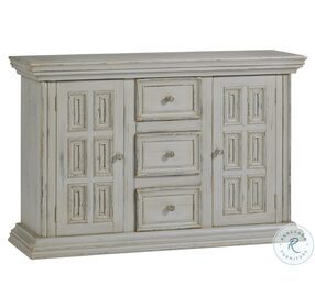 Rory Distressed Antique Gray Accent Credenza
