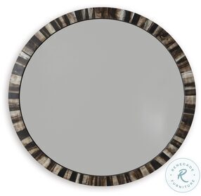 Ellford Black And Brown Accent Mirror