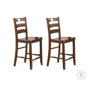 Salem Tobacco Counter Height Stool Set Of 2