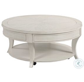 Marcella Eggshell Round Coffee Table