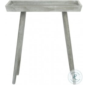 Nonie Slate Gray Tray Accent Table