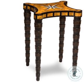 Discoveries Square Gold Accent Table