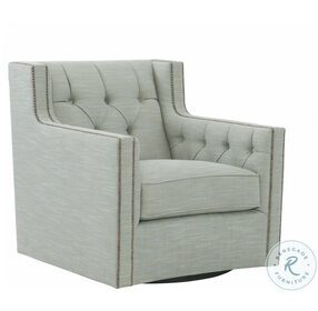 Candace Gray Swivel Accent Chair