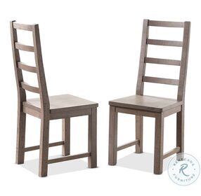 Auckland Weathered Grey Side Chair Set Of 2