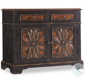 Grandover Black Hand Painting Two Drawer Chest