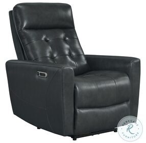 Astro Charcoal Power Recliner with Power Headrest