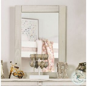 Rockwall Weathered White Mirror